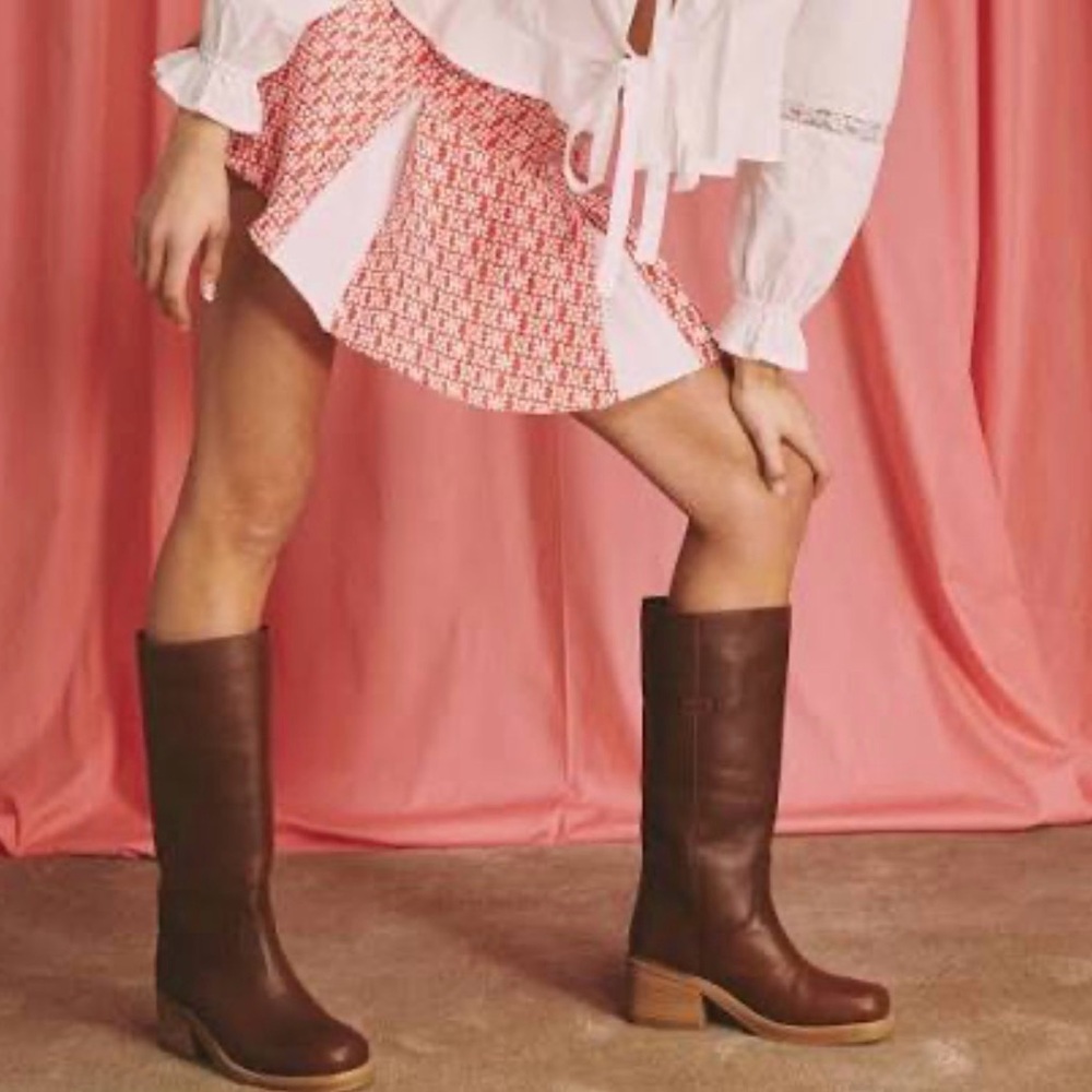 Dingo Dark Brown Heeled Boots - Picture 3 of 4